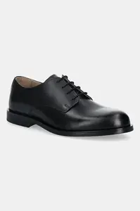 Calvin Klein polobotky pánské kožené ESS RUBBER DERBY LTH