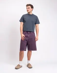 Carhartt WIP Brandon Short Cozy Purple stone dyed S