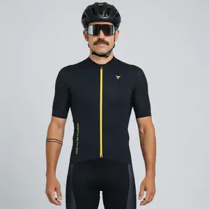 Pánský cyklo dres silvini carnio černá/oranžová xl