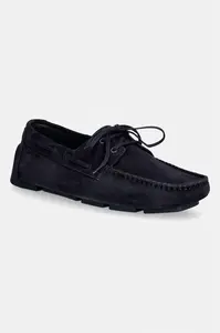Calvin Klein pánske semišové mokasíny DRIVER BOAT SU