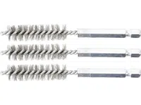 BGS technic Sada kartáčů na vrtačku, 8 mm, 6hranné 1/4", ocelové, 3 ks - BGS 3078-8-S Velikost: 12 mm