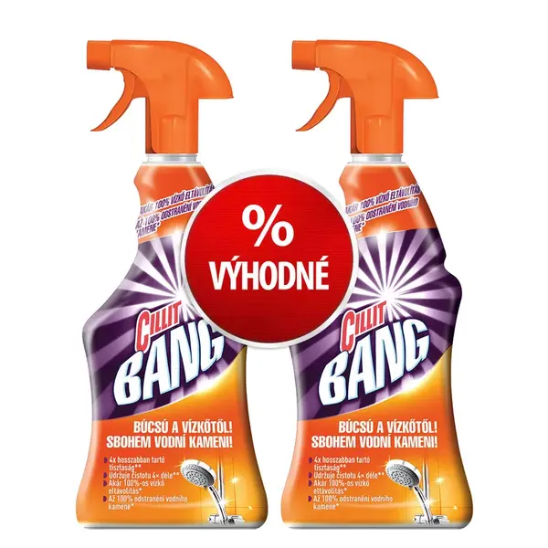 SET 2ks CILLIT BANG čistiaci prostriedok na vodný kameň 750ml
