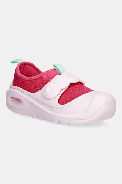 Dětské boty do vody Crocs SWIFTWATER SPLASH růžová barva, 210619