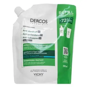 Vichy Dercos Anti-Dandruff Normal To Oily Hair Dermatological Shampoo čisticí šampon proti lupům pro normální až mastné vlasy Refill 390 ml
