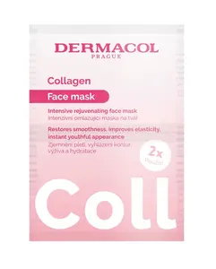 Dermacol Collagen Intenzivní omlazující pleťová maska 2x8 g