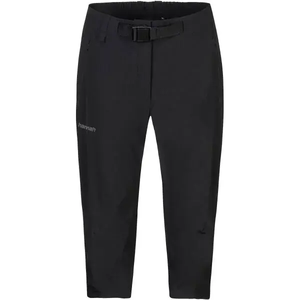 Hannah ATTA CAPRI 3/4 Dámske 3/4 nohavice, čierna, veľkosť