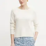 Kašmírový svetr Weekend Max Mara dámský, béžová barva, lehký, 2515361021600