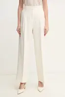 Kalhoty s příměsí lnu BOSS Orange