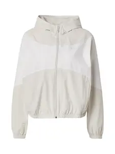 UNDER ARMOUR Športová bunda 'Rival'  kamenná / biela