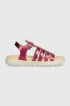 Dětské kožené sandály Geox SANDAL SOLEIMA