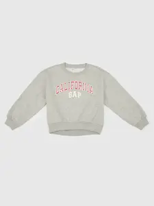 GAP Dětská oversize mikina s logem - Holky