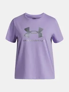 Dívčí tričko Under Armour UA G Rival Shimmer SS-PPL - Holky