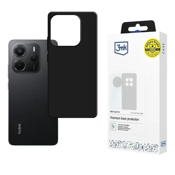 Ochranný kryt 3mk Matt Case PRO pro Apple iPhone 13, černá