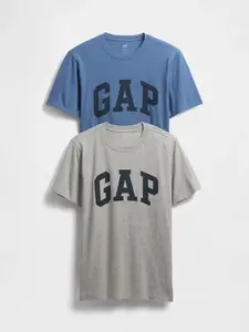 GAP Tričko s logem Everyday Soft, 2 ks - Pánské