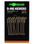 Korda rovnátko D-Rig Kickers Brown XL 10ks