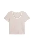 TOMMY HILFIGER Tričko  čierna / biela