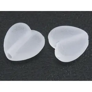 Frosted Transparent Acrylic Beads