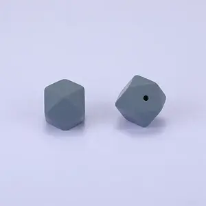 Hexagonal Silicone Beads