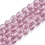 Transparent Glass Beads Strands