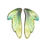 2Pcs Transparent Epoxy Resin Pendants