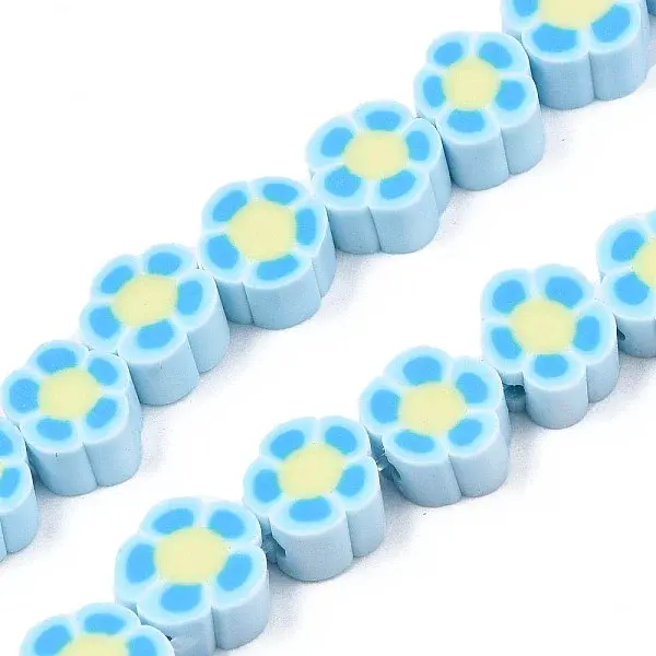 Handmade Polymer Clay Bead Strands