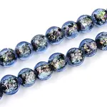 Handmade Foil Glass Beads Strands