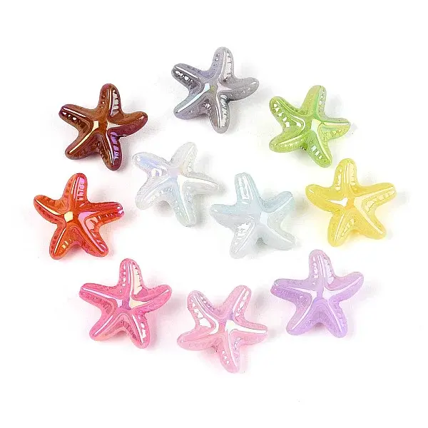 UV Plating Opaque Acrylic Beads