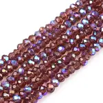 Electroplate Glass Beads Strands