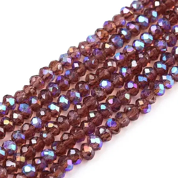 Electroplate Glass Beads Strands