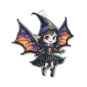 Halloween Printed Acrylic Pendants
