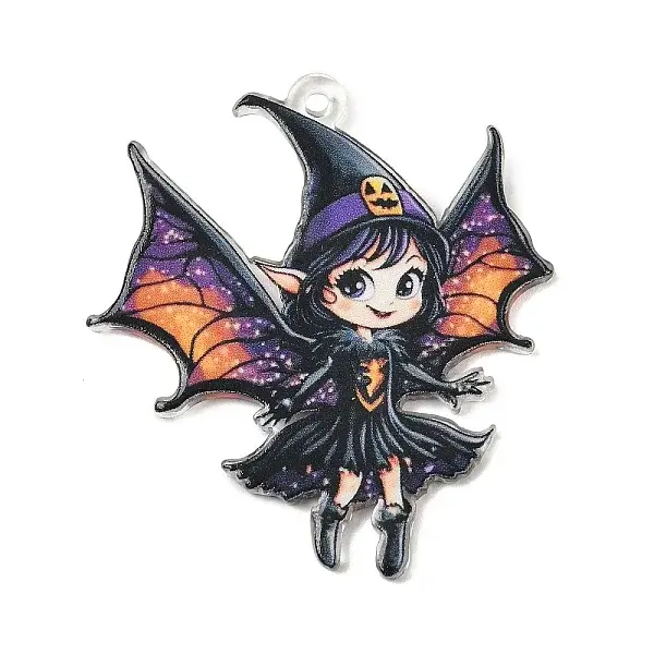 Halloween Printed Acrylic Pendants