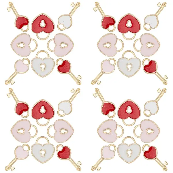 Alloy Enamel Pendants