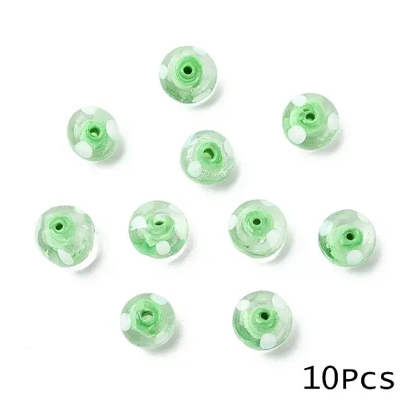 10Pcs Handmade Lampwork Beads