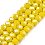Electroplate Glass Beads Strands