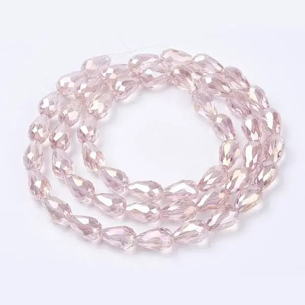 Electroplate Glass Beads Strands