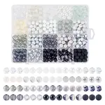 500Pcs 20 Styles Glass Beads Sets