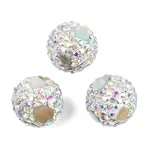 Handmade Polymer Clay Rhinestone Beads
