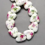 Handmade Printed Porcelain Beads