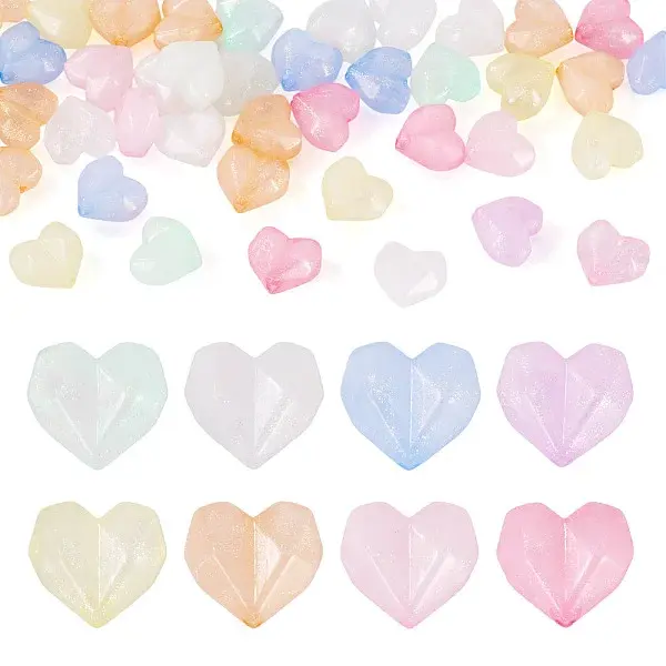 Luminous Transparent Acrylic Beads