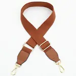 Solid Color Cotton Adjustable Wide Shoulder Strap