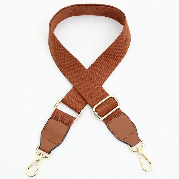 Solid Color Cotton Adjustable Wide Shoulder Strap