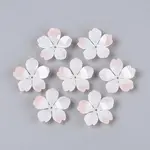 Flower Acrylic Bead Caps