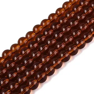 Transparent Glass Beads Strands