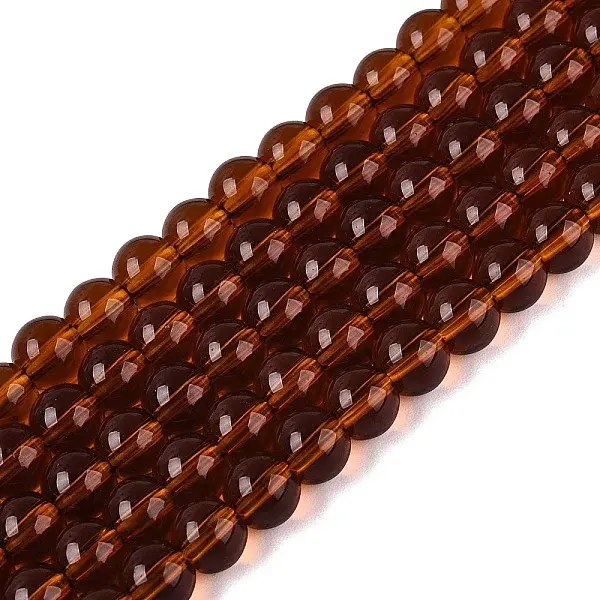 Transparent Glass Beads Strands