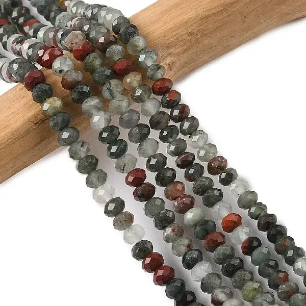 Natural African Bloodstone Beads Strands