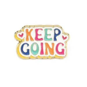 KEEP GOING Enamel Pins