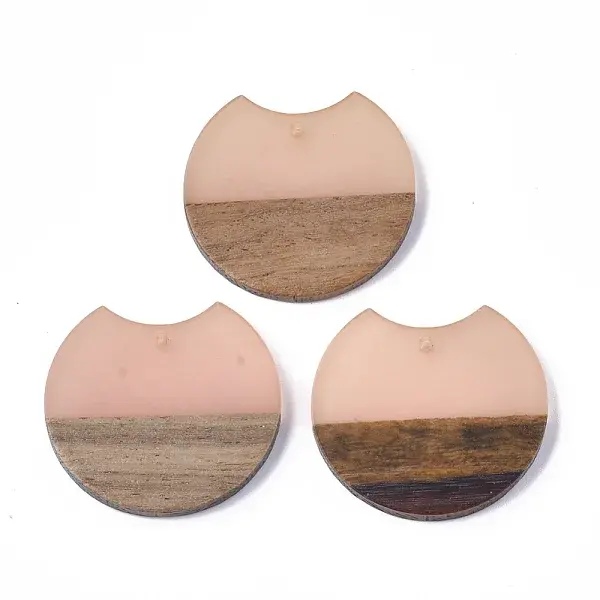 Resin & Walnut Wood Pendants