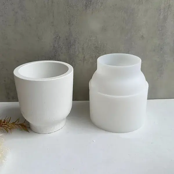 DIY Round Candle Cup Silicone Molds