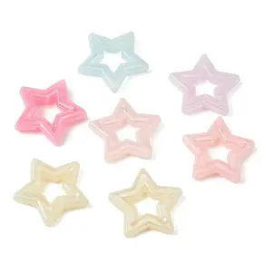 UV Plating Opaque Acrylic Beads