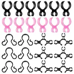 24Pcs 4 Styles Plastic Champagne Bottle Single Holder